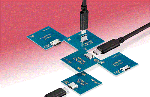 注目>ヒロセ電機 USB_Type-C　レセプタクル　SMTライトアングル(2列)　ミッドマウント CX90M-16P